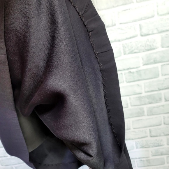 Vintage 40s Rosalinde Gilbert Model Black Cocktail Sheath Dress Sequins England - Picture 15 of 16